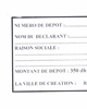 01 - Reçu du dépot du dossier